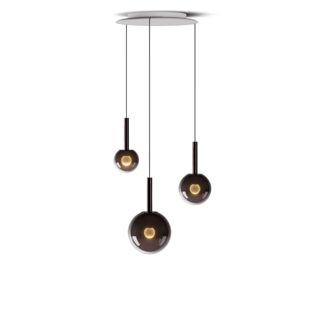 Occhio Luna sospeso cloud 3 LED Pendelleuchte
