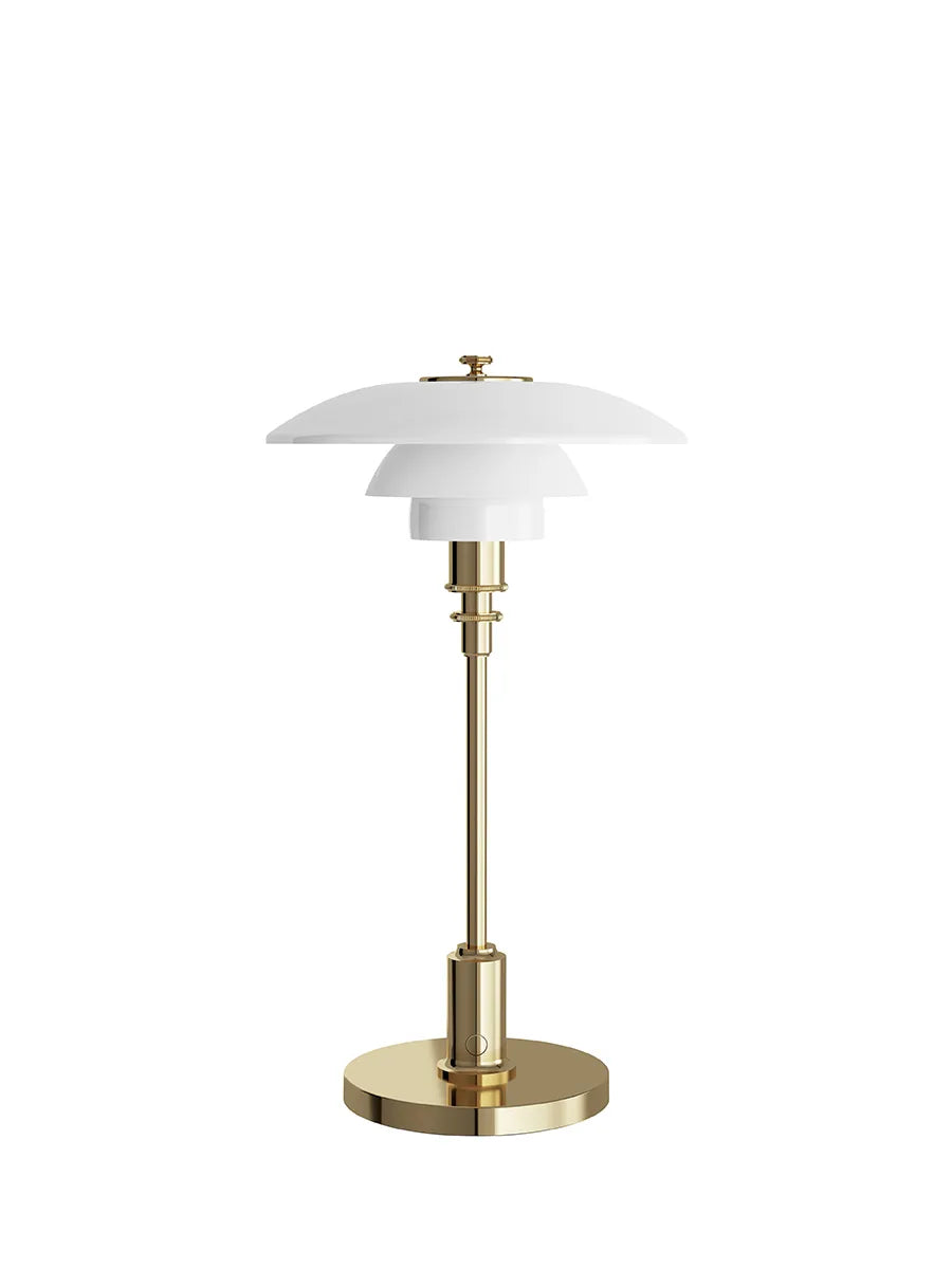 PH 2/1 Portable Tischleuchte, Messing von Louis Poulsen