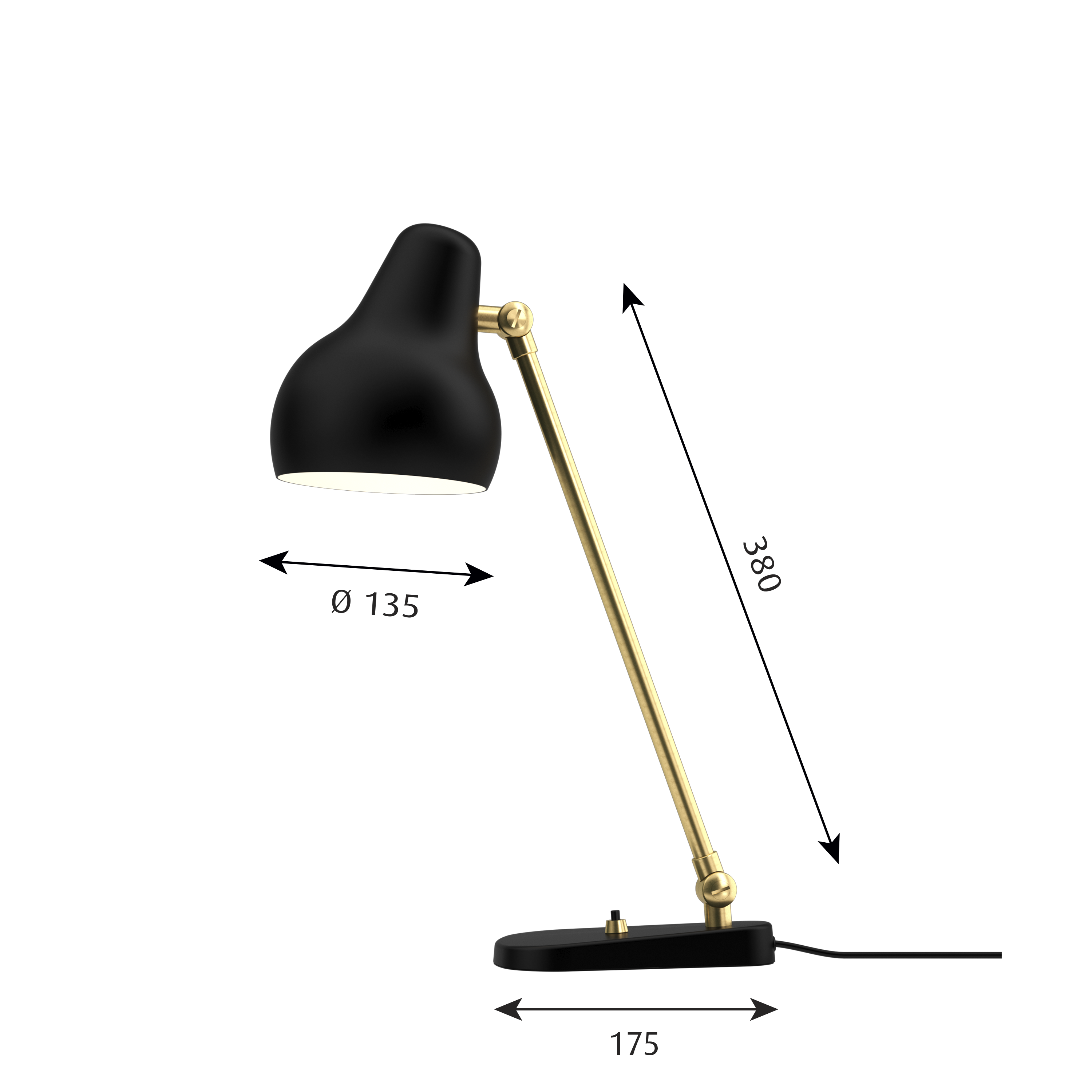 Louis Poulsen VL38 Tischleuchte LED