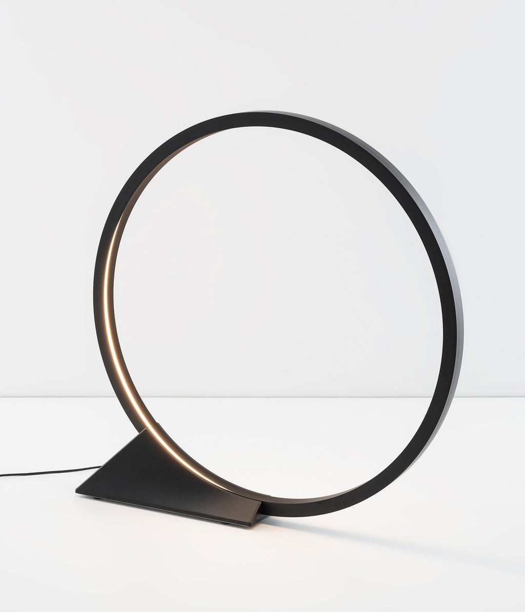 Artemide "O" Bodenleuchte LED schwarz Ø90 cm
