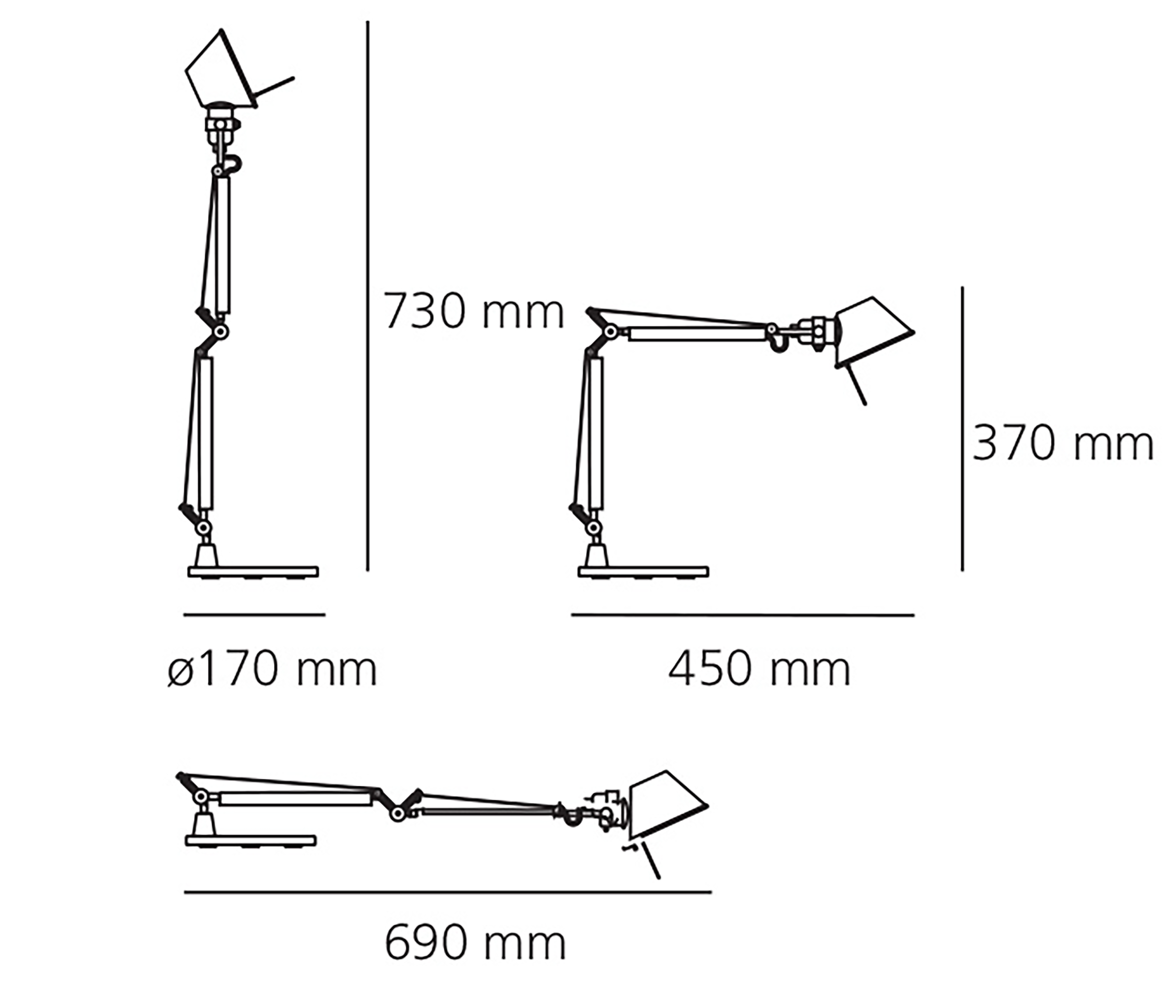 Artemide Tolomeo Micro Table Schreibtischleuchte