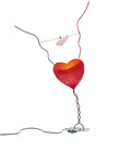 Ingo Maurer One From The Heart Tischleuchte