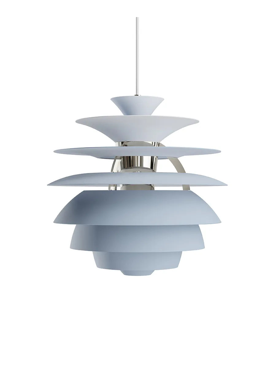 PH Snowball, dusty blue/chrome von Poul Henningsen