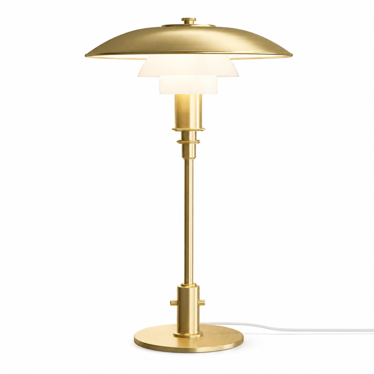 PH 3/2 Tischleuchte Messing/Opalglas 2022 Limited Edition von Louis Poulsen