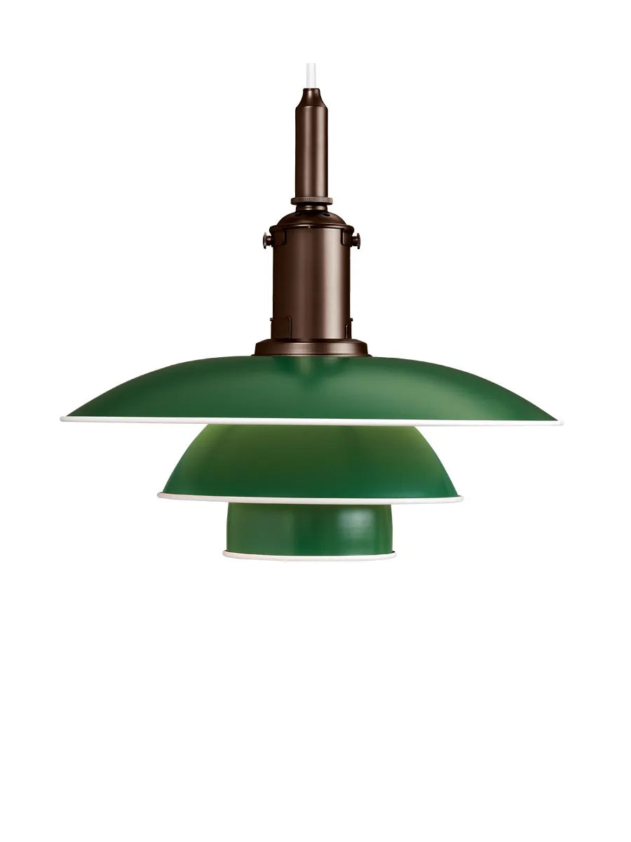PH 3½-3 Pendelleuchte, grün von Poul Henningsen