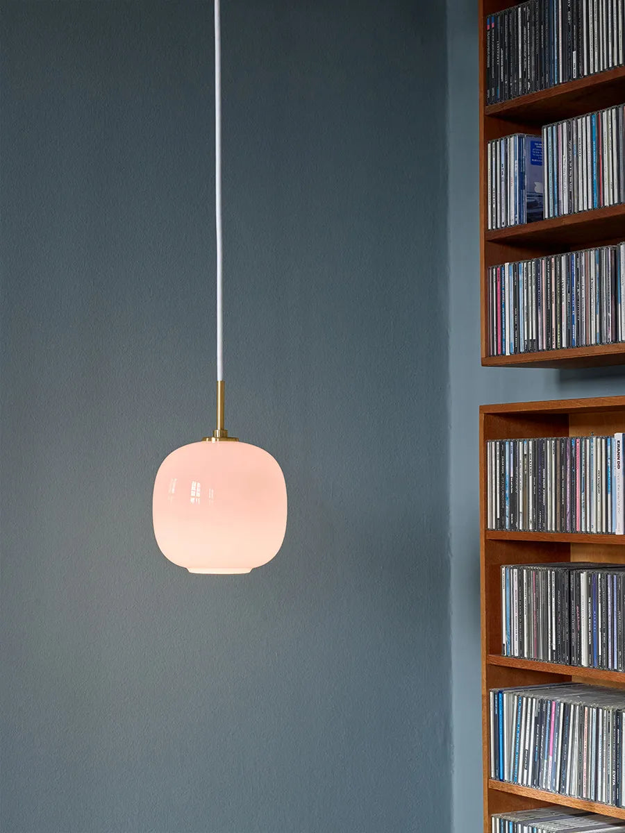 VL45 Radiohus Pale Rose Pendelleuchte 175 von Louis Poulsen