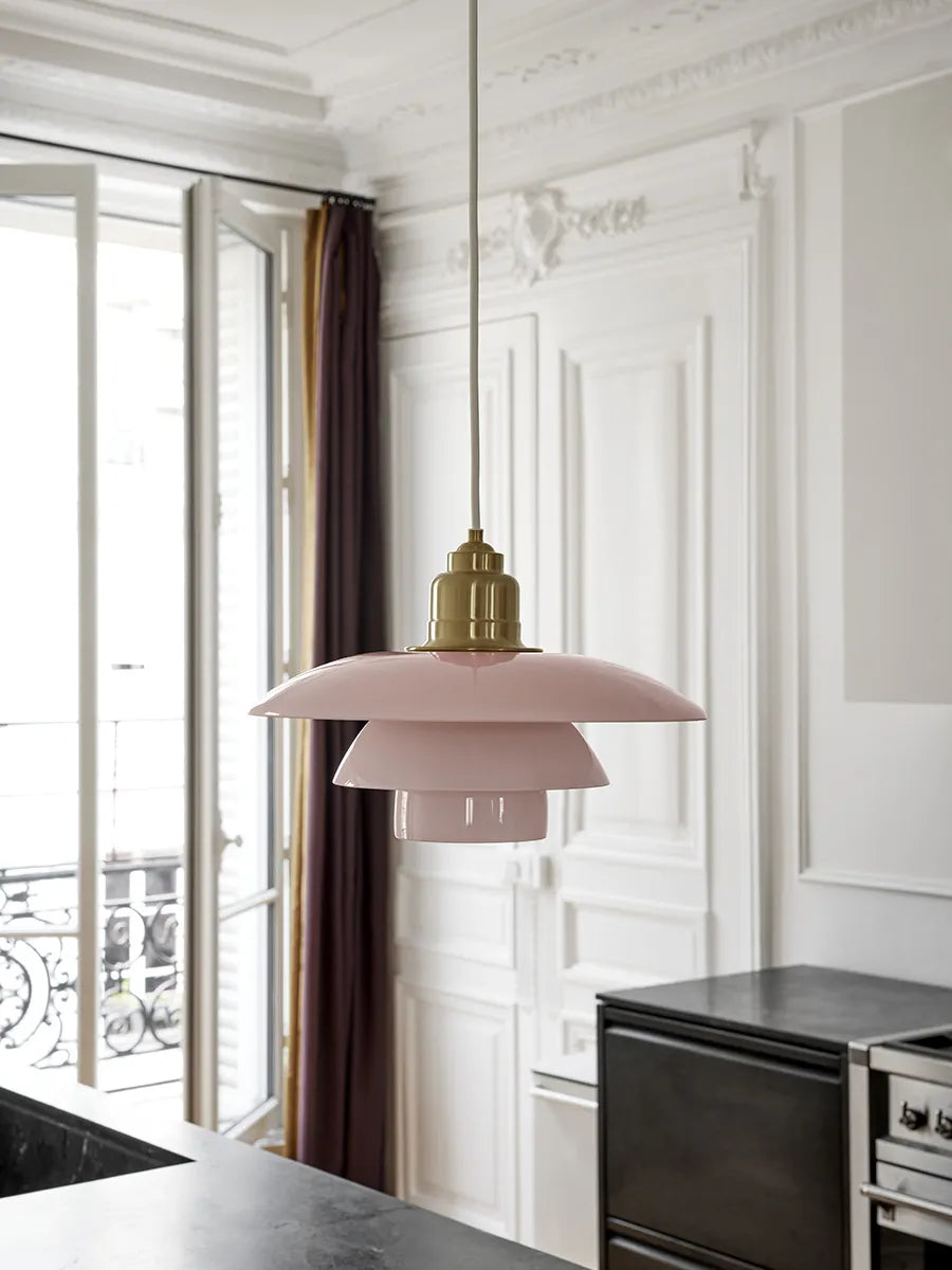 PH 3½-3 Pale Rose Pendelleuchte von Louis Poulsen