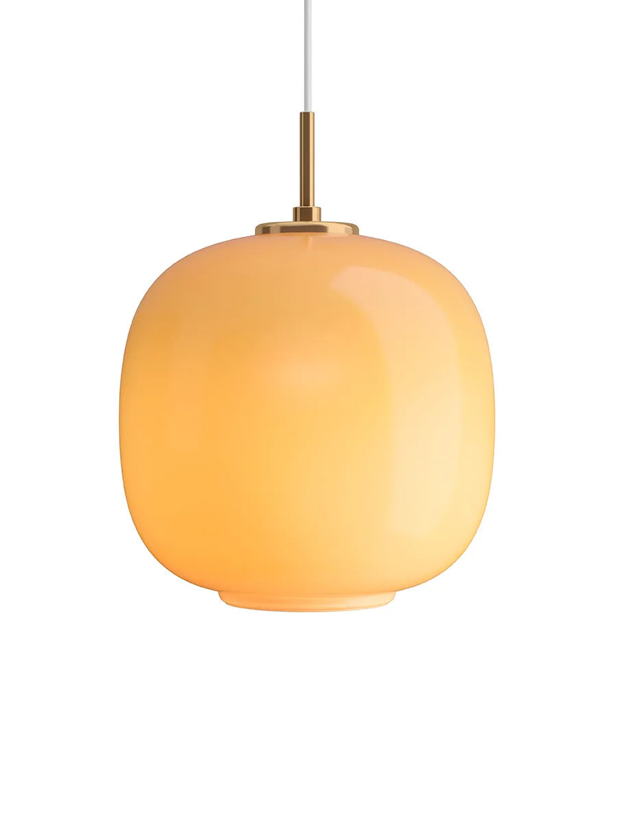VL45 Radiohus Pendelleuchte 250, Amber von Louis Poulsen