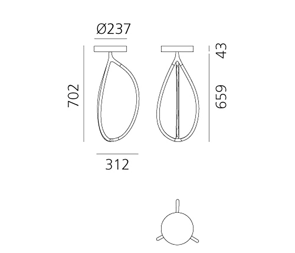Artemide Arrival 70 Deckenleuchte LED
