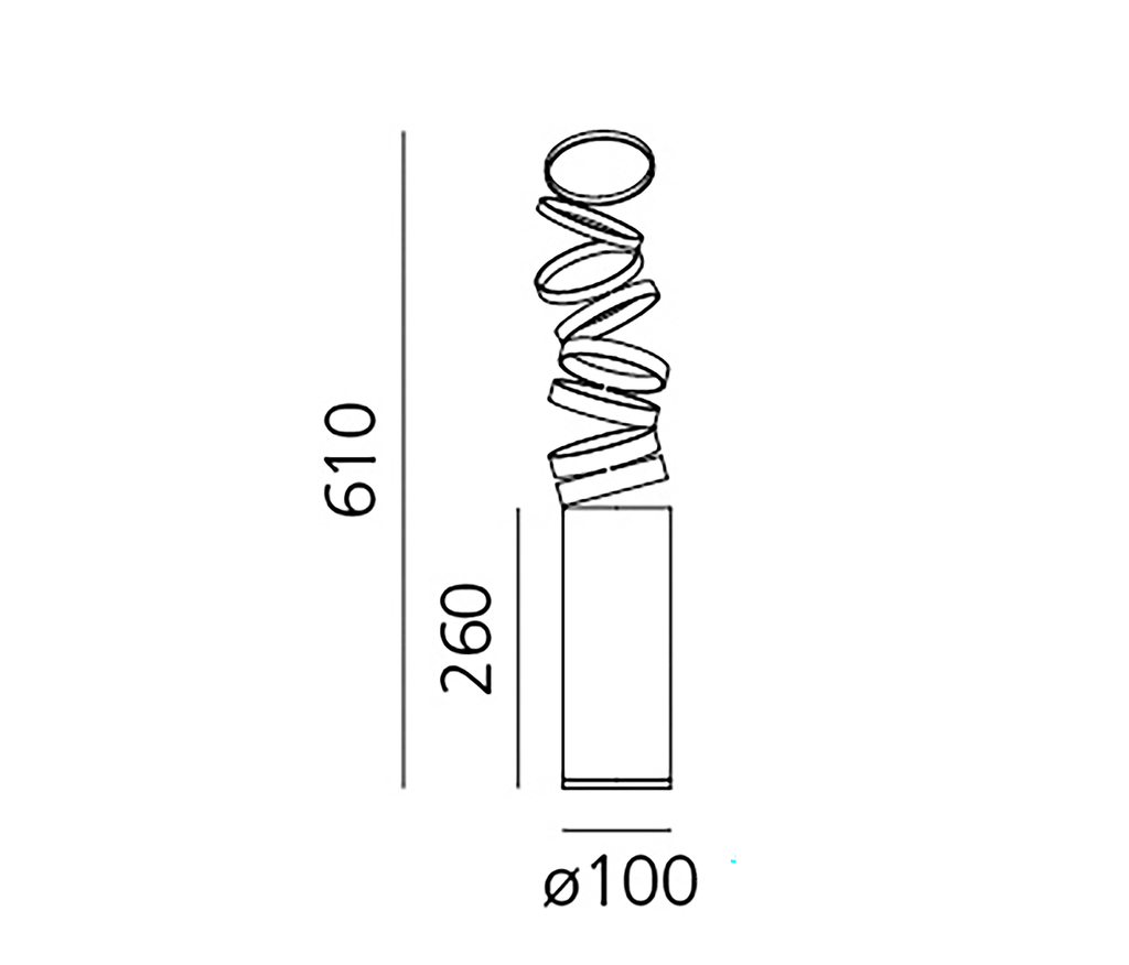 Artemide Decomposé Tischleuchte