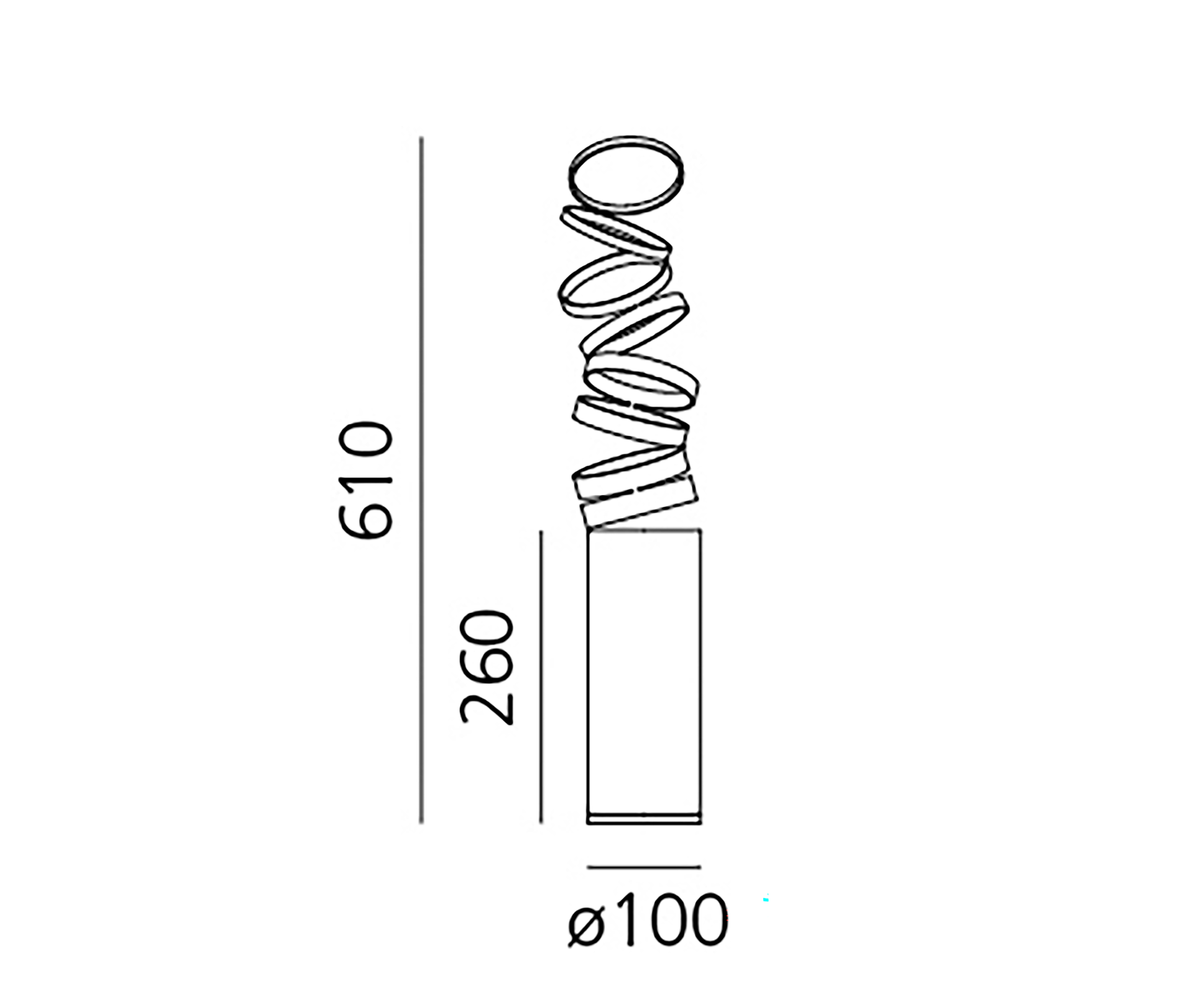 Artemide Decomposé Tischleuchte