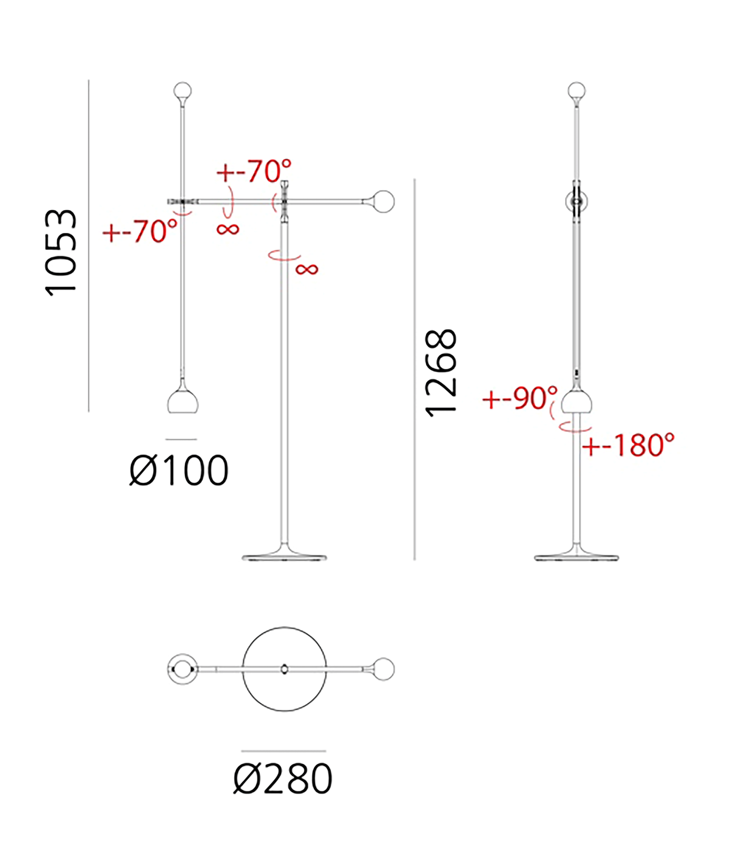 Artemide Ixa Floor Stehleuchte LED