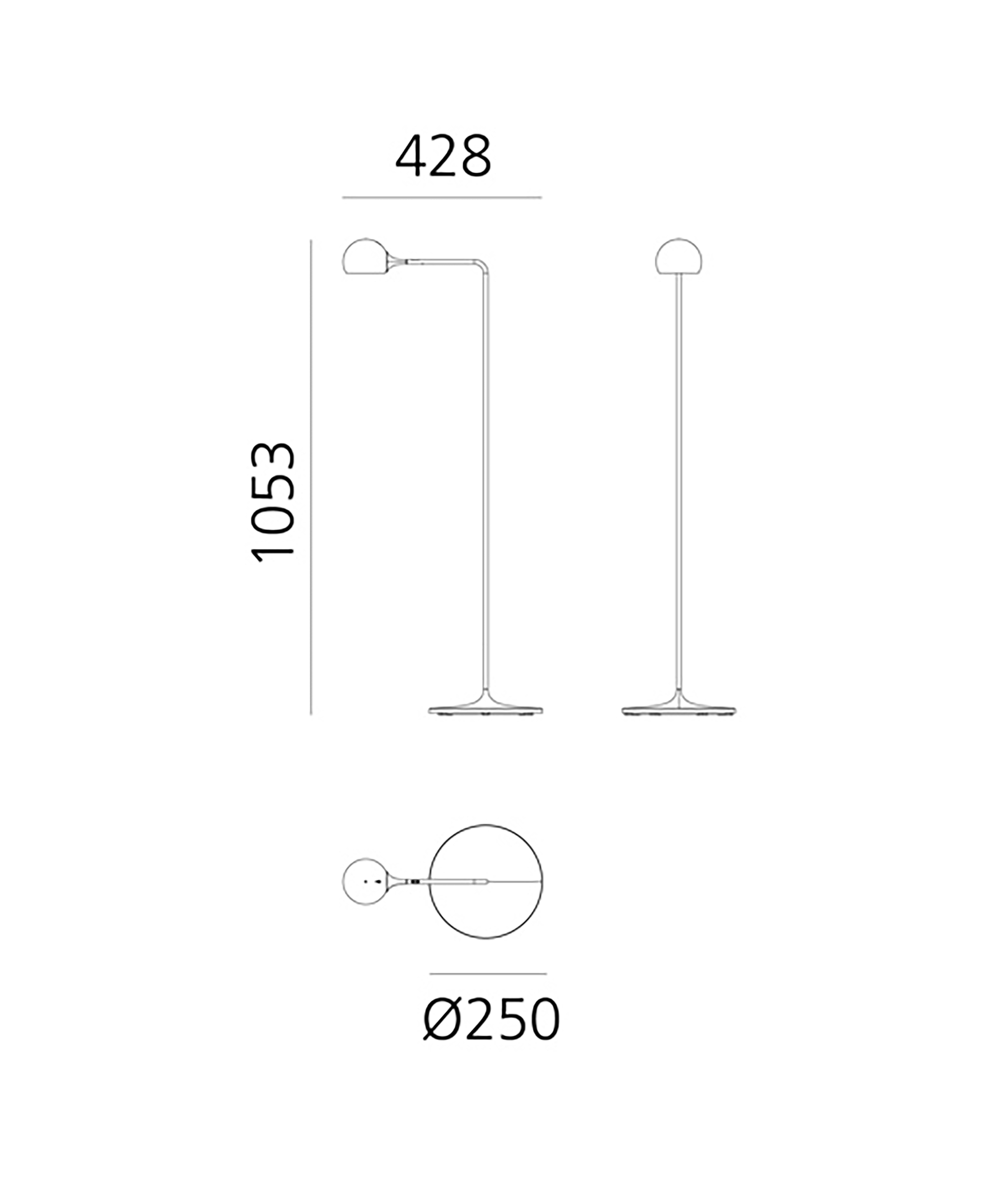 Artemide Ixa Reading Stehleuchte LED