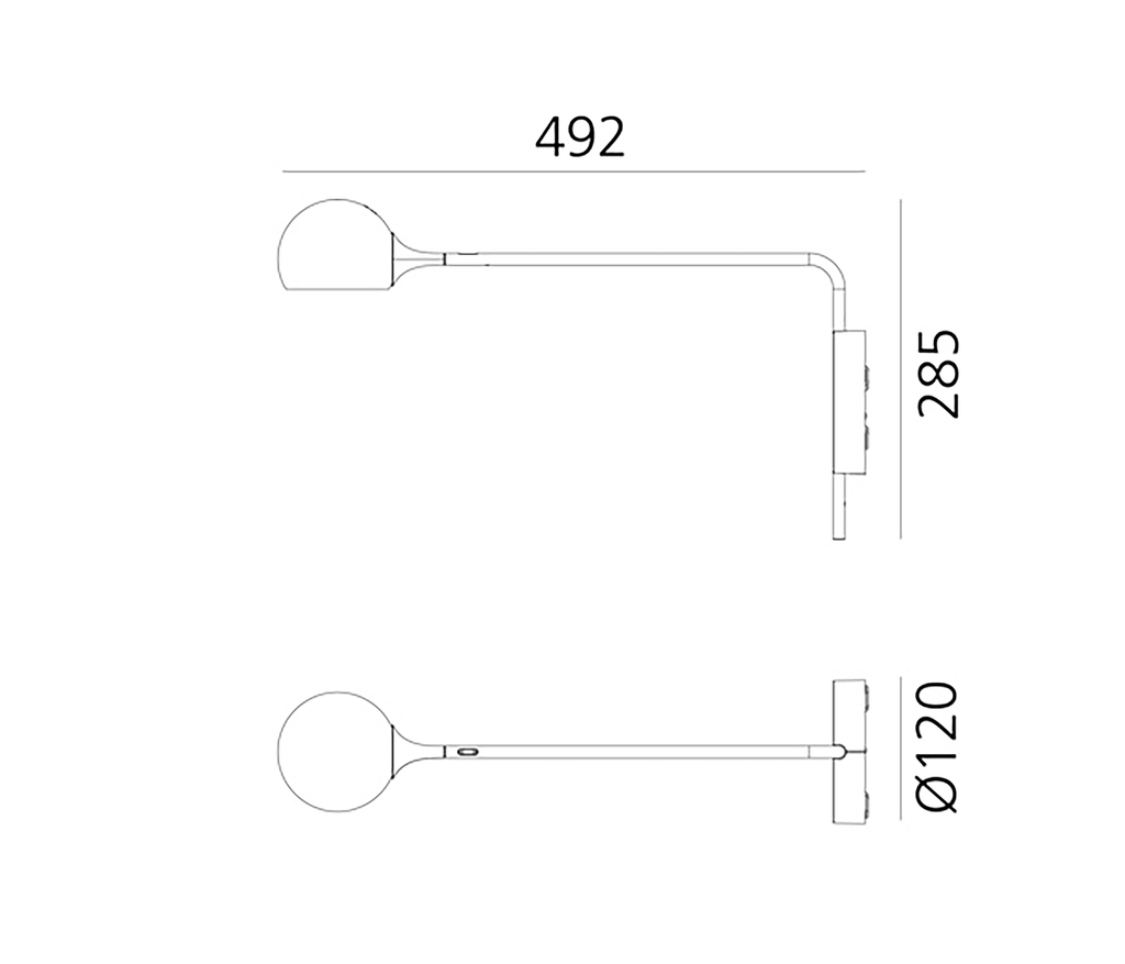 Artemide Ixa Wall Wandleuchte LED