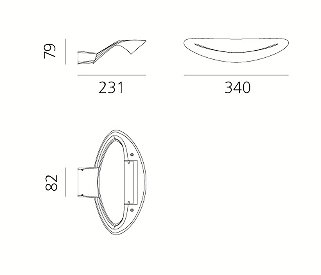 Artemide Mesmeri Wandleuchte LED