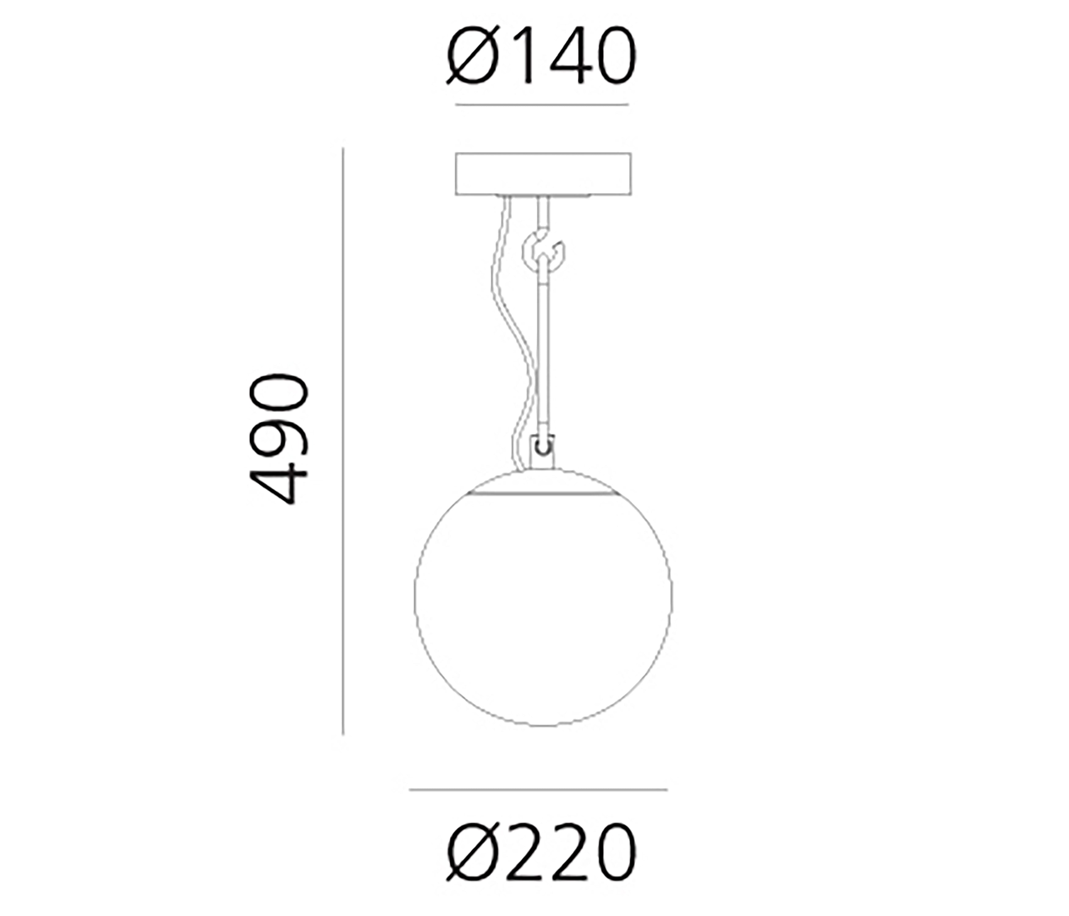 Artemide nh Deckenleuchte