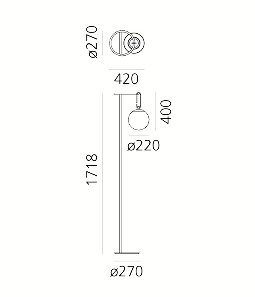 Artemide nh Stehleuchte