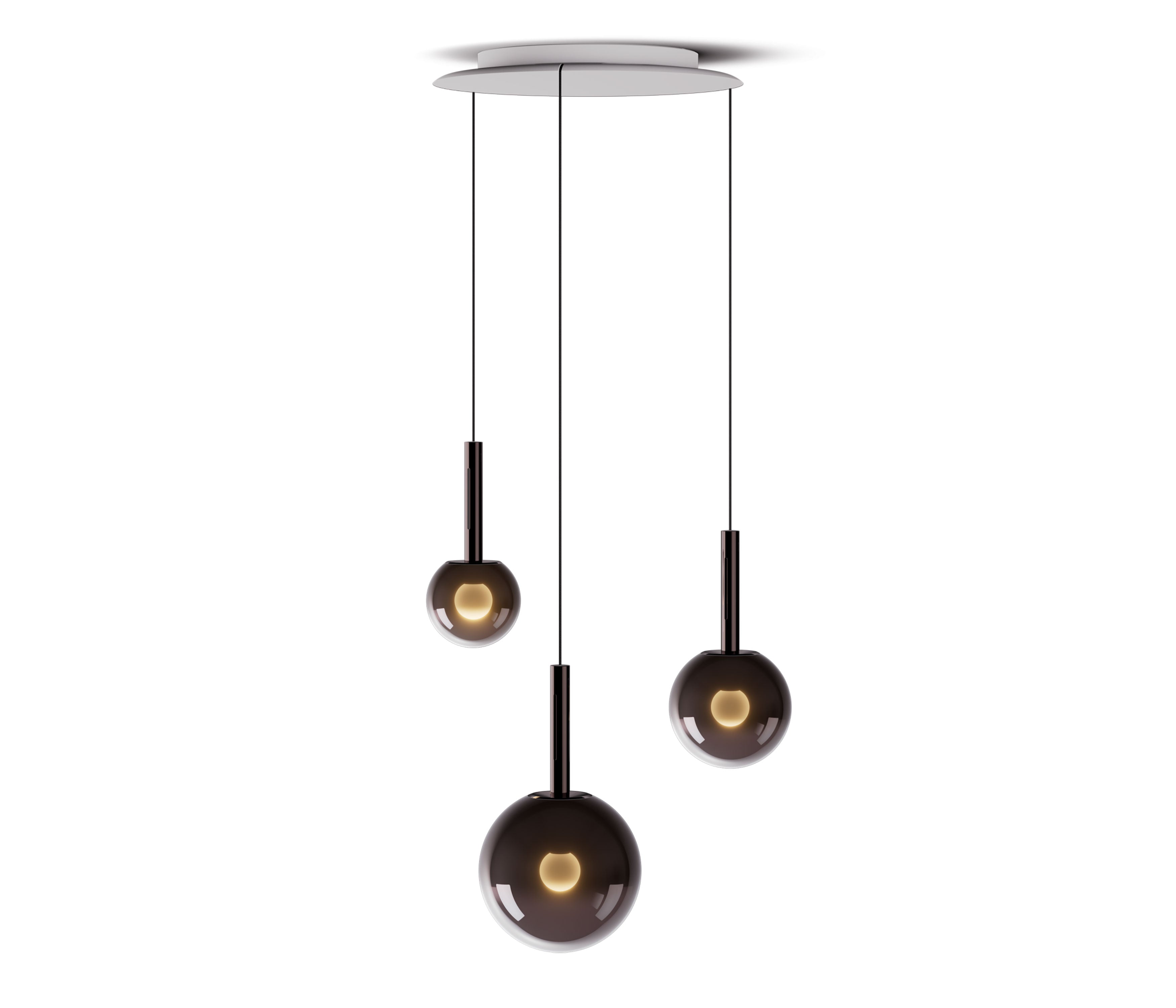 Occhio Luna sospeso cloud 3 LED Pendelleuchte